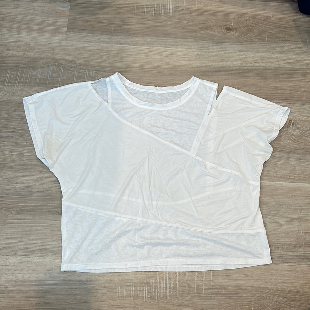 White Lululemon Workout Top!